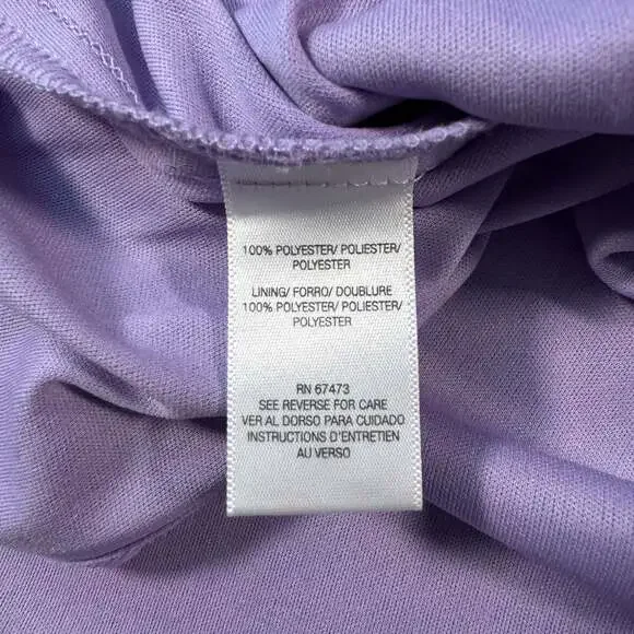 Taylor Blue Floral Jacquard Maxi Dress Size 12 Flutter Sleeve V-Neck - Picture 8 of 9